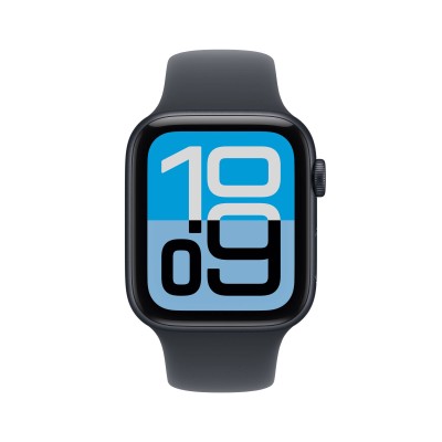 Apple Watch SE 3 GPS + Cellular 44mm Midnatt Aluminiumboett med Midnatt Sportband - S/M#2