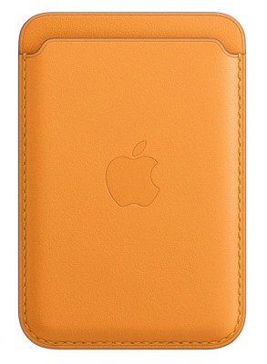 Apple iPhone-plånbok i läder med MagSafe till iPhone 12 mini - California Poppy