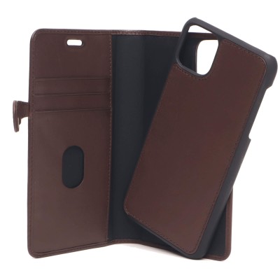 Plånboksfodral BUFFALO iPhone 11, 2-in-1 magnetskal - Brun#3
