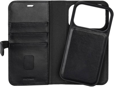 Plånboksfodral BUFFALO Leather 2in1 3 card MagSeries iPhone 17 Pro - Svart#4