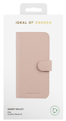 Plånboksfodral Ideal Of Sweden Magnet Wallet iPhone 15 - Rosa#2