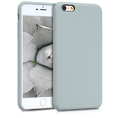 Skal, Silicone Backcover, iPhone 6/6S Plus - Ljusgrå