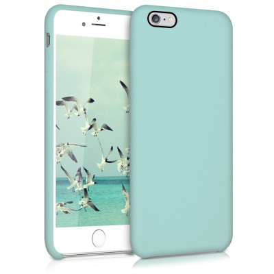 Skal, Silicone Backcover, iPhone 6/6S Plus - Mintgrön