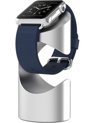 Ställ och trådlös laddare JustMobile TimeStand, för Apple Watch, aluminium#2