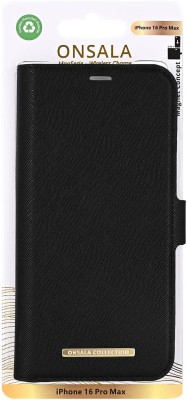 Plånboksfodral ONSALA Eco Wallet 2 card Recycled MagSeries iPhone 16 Pro Max - Svart#4