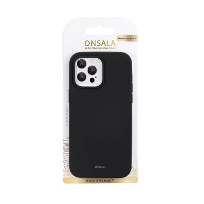 Skal ONSALA Backcover Silicone iPhone 14 Pro Max - Svart#2