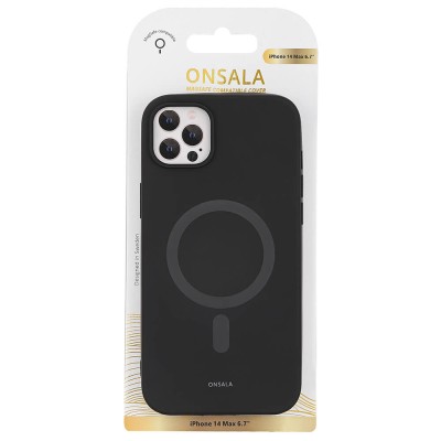 Skal ONSALA Backcover Silicone MagSeries iPhone 14 Plus - Svart#2