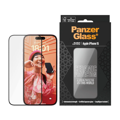 Panzer Glass Panzerglass Ceramic Apple Iphone 15 Uwf W. Easyaligner#3