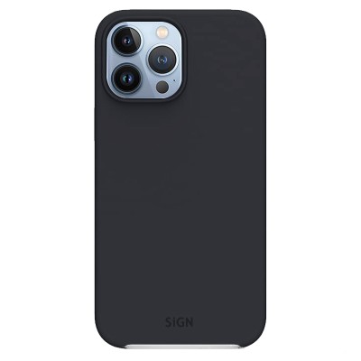 SiGN Liquid Silicone Case for iPhone 13 Pro Max - Black