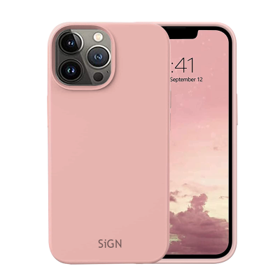 SiGN Liquid Silicone Case for iPhone 14 Pro - Sand Pink