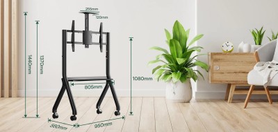 Sylvox Mobilt utomhus-TV-stativ i Y-form – För TV-apparater från 65-120"#14