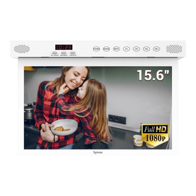 Sylvox Smart Underskåps-TV 15,6" (Röd)
