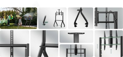 Sylvox Mobilt utomhus-TV-stativ i Y-form – För TV-apparater från 65-120"#10