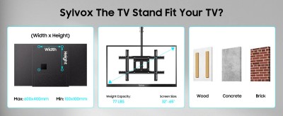 Sylvox takfäste för utomhus-TV 35–65"#10