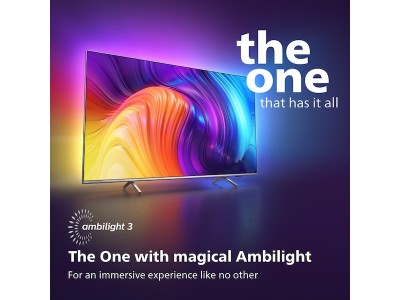 65" Philips The One 65PUS8517/12 Smart-TV, UHD/4K, HDR10+, Android, 3-sidig Ambilight#3