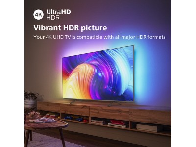 65" Philips The One 65PUS8517/12 Smart-TV, UHD/4K, HDR10+, Android, 3-sidig Ambilight#4