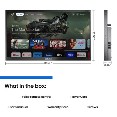 Sylvox Deck pro 2.0 QLED 43" Utomhus TV#2