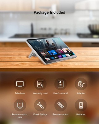 Sylvox Smart Underskåps-TV 15,6" (Silver)#12