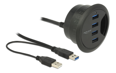 Delock In-Desk Hub 4 Port USB 3.0#1