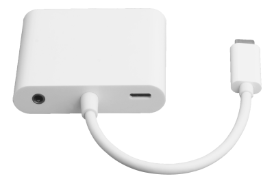 DELTACO USB-C dockningsstation, HDMI/VGA/USB-C, 100W USB-C PD 3.0, vit#2