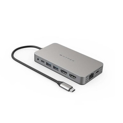 Hyper HyperDrive Dual 4K HDMI 10-in-1 USB-C Hub For M1/M2 MacBooks#1