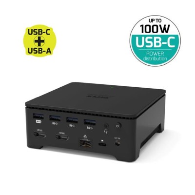 PORT Designs USB-C/USB-A Universal Docking Station 2 x 2K, 100W PD