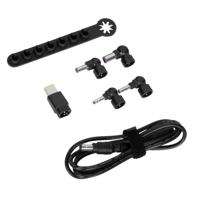 Targus 90W Legacy Power Accessory Kit (DC Cable to Tip + 5 Tips + Storage Bar) - 1.8M#1