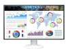 31.5" Eizo FlexScan EV3285-WT, IPS 4K/3840x2160, 5 ms, höjdjusterbar, 2xHDMI/DP/USB-C 60W, högtalare, USB 3.2-hubb - Vit