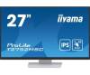 27" Iiyama ProLite T2752MSC-W1, IPS 1920x1080 Multi-Touch, 5 ms, HDMI/DP, högtalare, USB 3.2-hubb - Vit