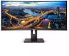 34" Philips 346B1C, Curved VA 3440x1440, 4 ms, 100Hz, 1500R, höjdjusterbar, HDMI/DP/USB-C 90W, högtalare, USB 3.2-hubb#1