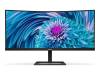 34" Philips 346E2CUAE/23, Curved VA 3440x1440, 1 ms, 100Hz, höjdjusterbar, HDMI/DP/USB-C 65W, USB 3.2-hubb, högtalare#2