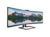 43" Philips P-line 439P9H, Curved VA 3840x1200, 4 ms, 100Hz, höjdjusterbar, HDMI/2xDP/USB-C 90W, USB 3.0-hubb, högtalare, webbkamera#2