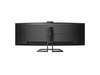 43" Philips P-line 439P9H, Curved VA 3840x1200, 4 ms, 100Hz, höjdjusterbar, HDMI/2xDP/USB-C 90W, USB 3.0-hubb, högtalare, webbkamera#4