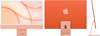 Apple iMac 24" med Retina 4.5K-skärm, Apple M1 8-Core CPU 8-Core GPU, 8 GB, 512 GB SSD - Orange#1