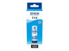 Epson EcoTank 114 Cyan, flaska 70ml