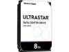 8 TB Western Digital Ultrastar DC, 7200 rpm, 256MB cache, SATA3, DataCenter Drive 24/7-drift
