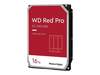 16 TB WD Red Pro, 7200 rpm, 512 MB cache SATA3, optimerad för NAS med 24/7 drift