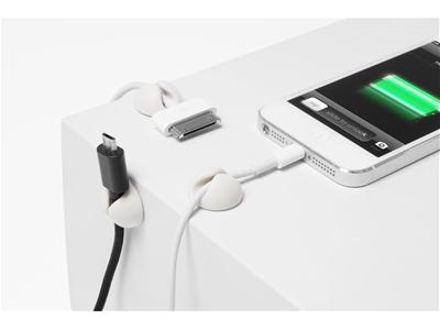 Bluelounge Dock CableDrop Mini 9pack, Hållare för sladdar - Vit#2