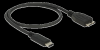 Cable USB 10 Gbps USB 3.1 Gen 2 USB type-C male to USB type Micro B ma
