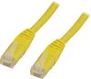 DELTACO U/UTP Cat5e patchkabel 0.5m, gul#1