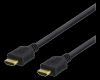 HDMI-kabel Deltaco, 4K@30Hz, 10 meter - Svart