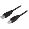USB 2.0-kabel A ha till B ha, 5 meter - Beige