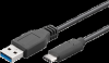 Goobay SuperSpeed 3.1 USB C -> USB 3.0 (typ A) , 0,5 m, svart#1