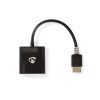 HDMI - VGA-kabel | HDMI™-kontaktdon - VGA, hona + 3.5 mm-utgång | 0.2 m | Antracit#1