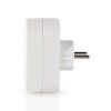 Stickkontakt Splitter Jordad Kontakt Vit#3