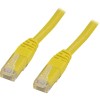 Nätverkskabel oskärmad Cat.6, RJ45, 10 meter - Gul
