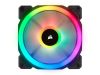 Corsair LL120 RGB 120mm fläkt 120 x 120 x 25 mm, 1500 RPM, 43.25cfm, 24.8dBa, 4-pin#1