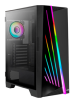 Aerocool Mirage, Tempered Glass, ATX, ARGB - Svart