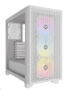 Corsair 3000D RGB Airflow Mid-Tower Case White, ATX - Vit