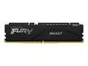 16 GB DDR5-5600 Kingston FURY Beast Black CL40, XMP - Svart